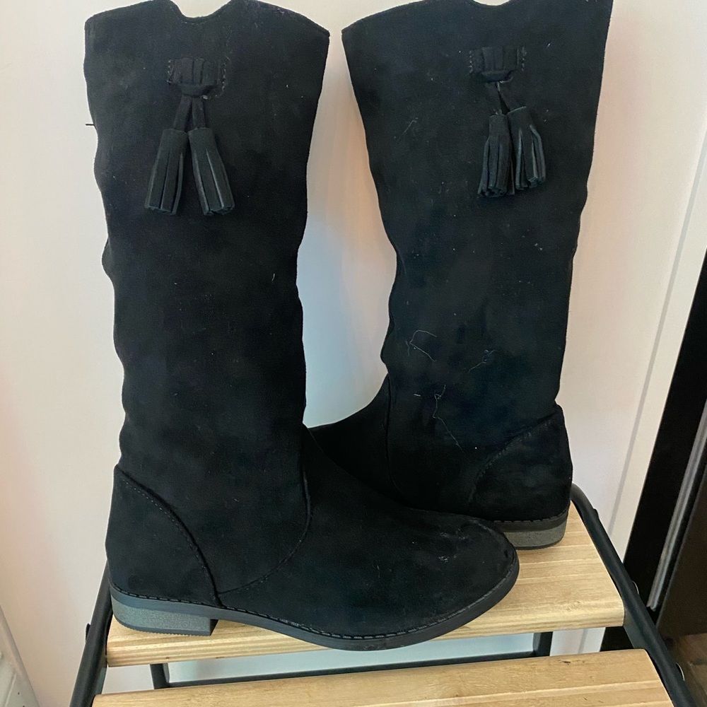 Girls Black Boots
